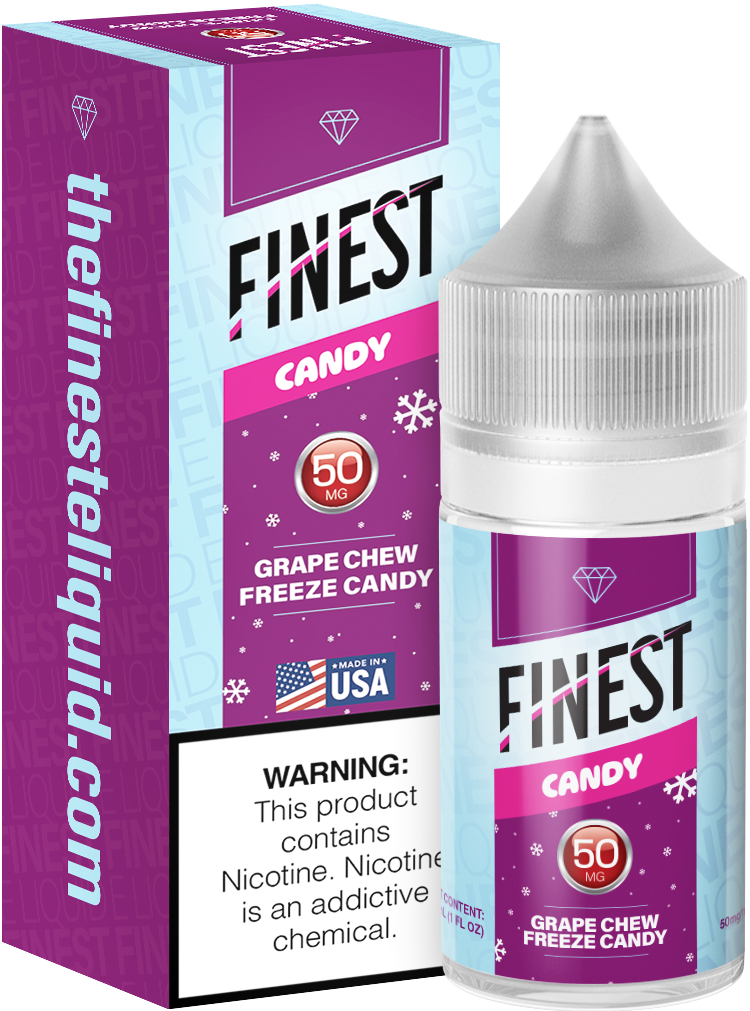 Finest Grape Chew Freeze Candy Salt Nic
