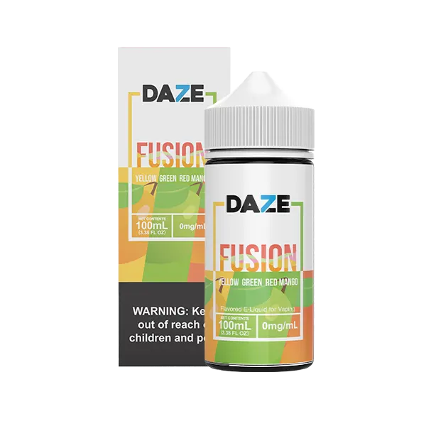 Daze Reds Fusion Yellow Green Red Mango 100ml