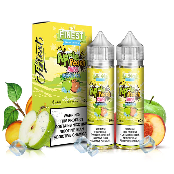 The Finest Apple Peach Sour Menthol 60ml