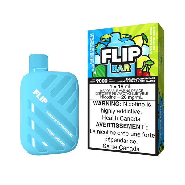 Flipbar Blue Razz Watermelon Ice and Cherry Lemon Ice - 20MG