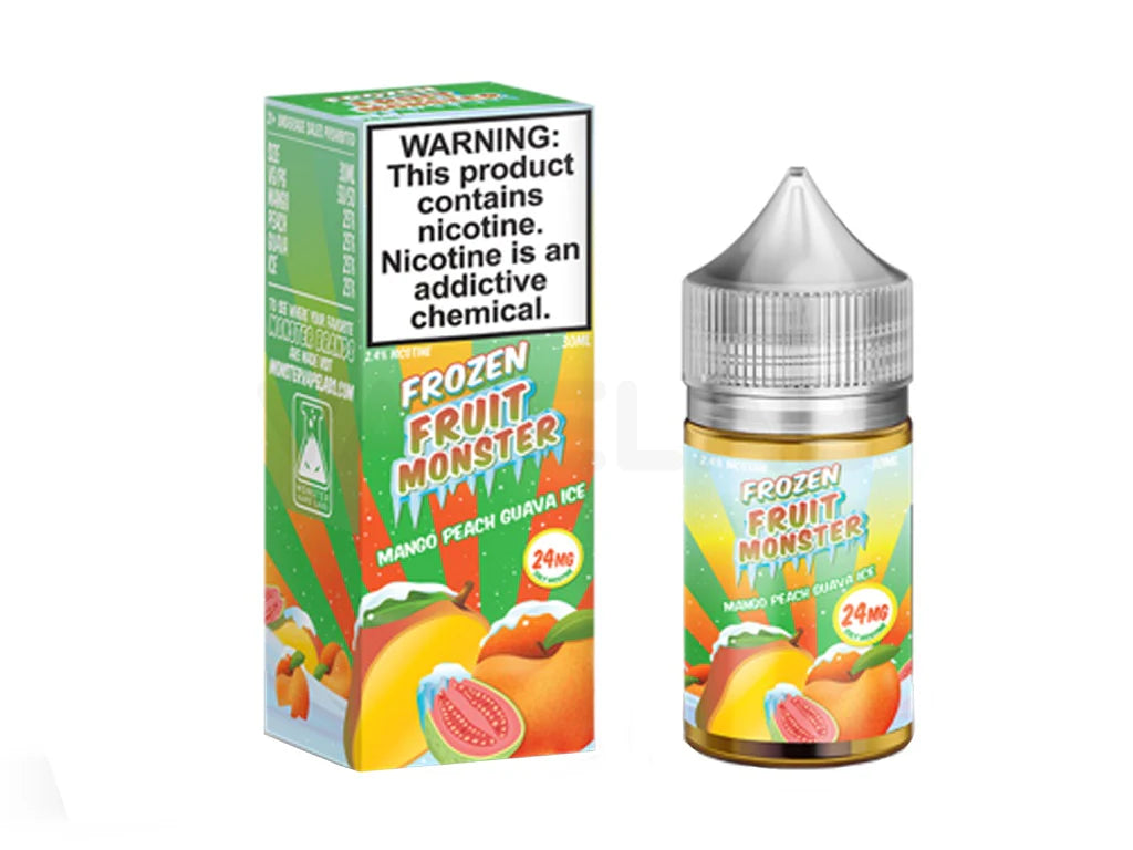 Frozen Fruit Monster Salt Nic Mango Peach Guava Ice 30ml