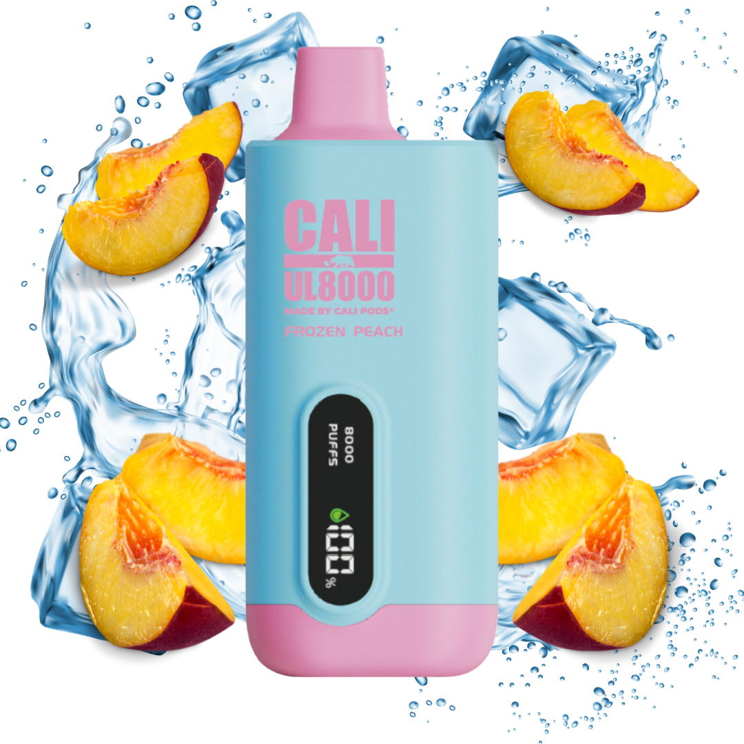 Cali UL8000 Frozen Peach 8K 8000 puff