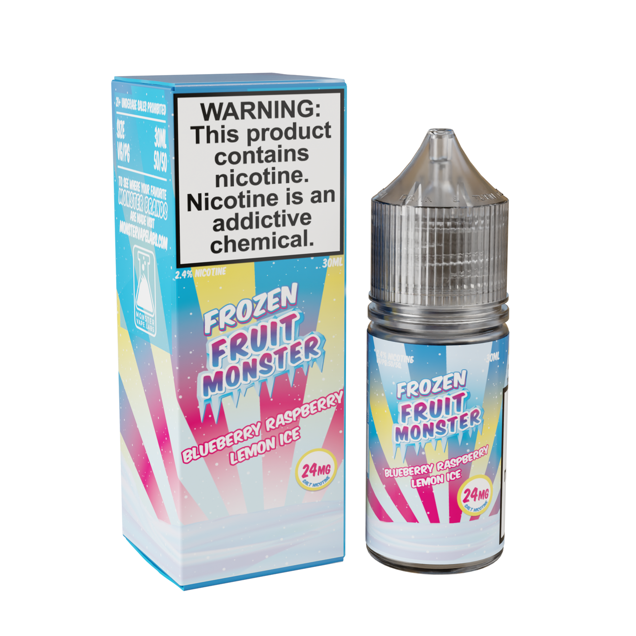 Frozen Fruit Monster Salt Blueberry Raspberry Lemon Ice 30ml
