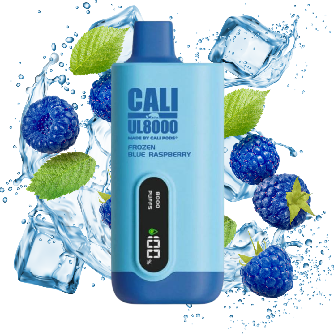 Cali UL8000 Frozen Blue Raspberry 8K 8000 puff