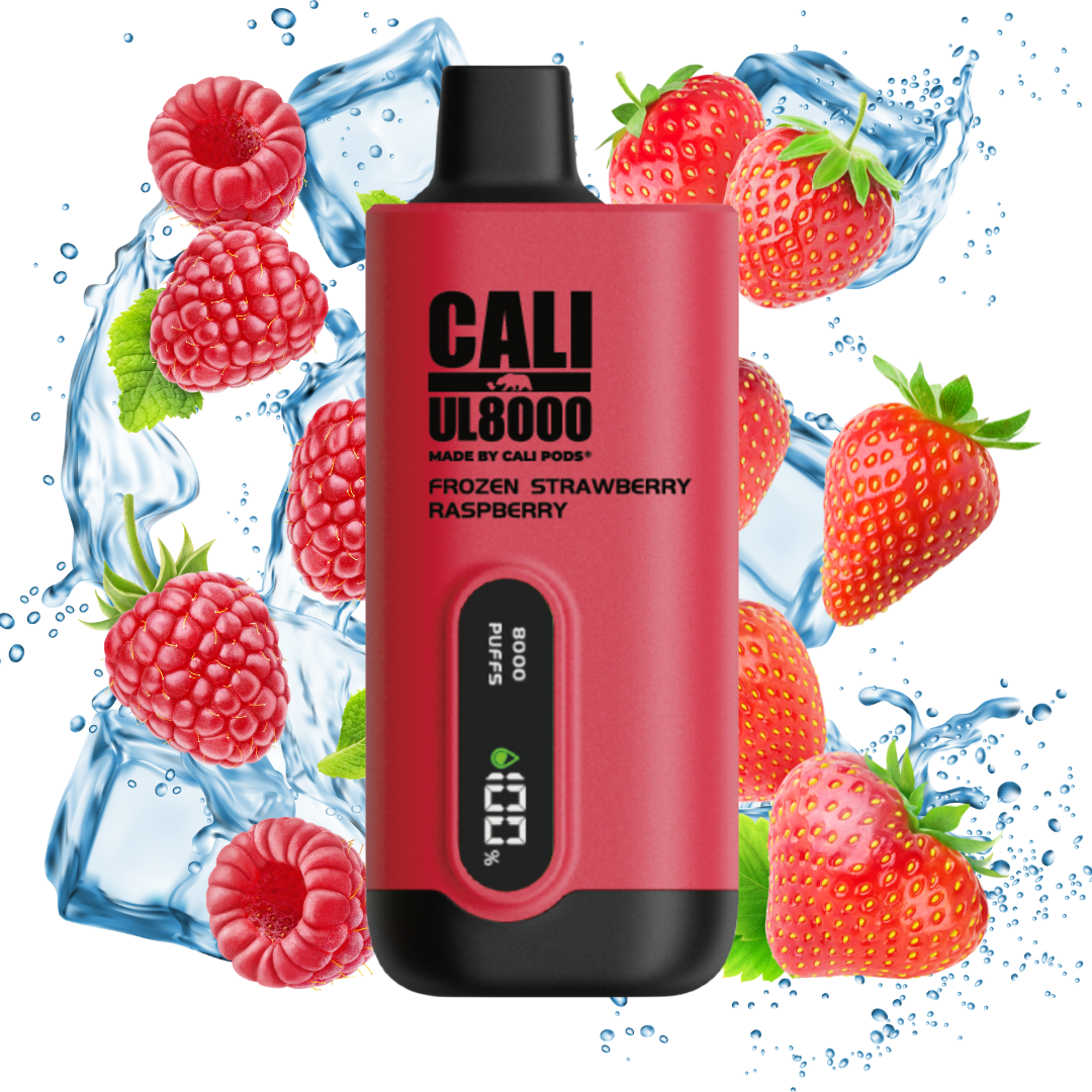 Cali UL8000 Frozen Strawberry Raspberry 8K 8000 puff