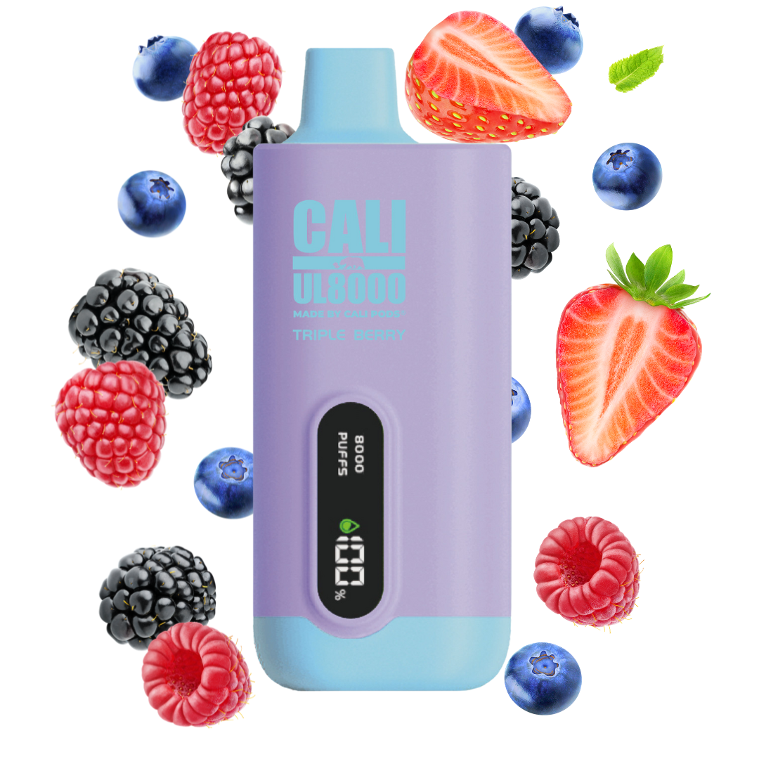 Cali UL8000 Triple Berry 8K 8000 puff