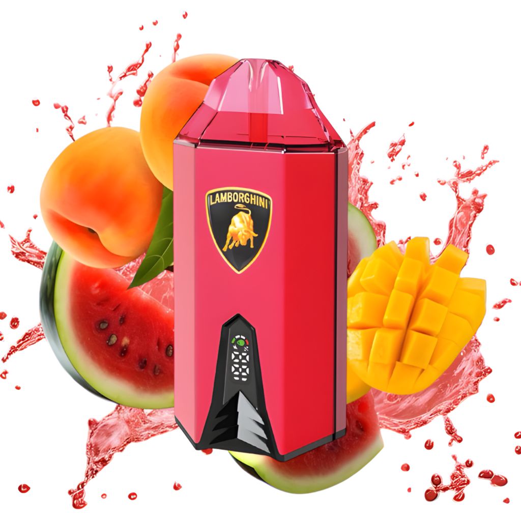 Lamborghini Aventador Peach Mango Watermelon 12000Puff