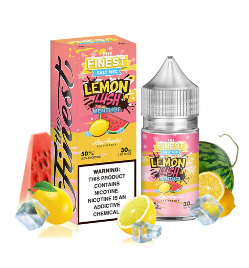 The Finest Salt nic Lemon Lush Menthol 30ml