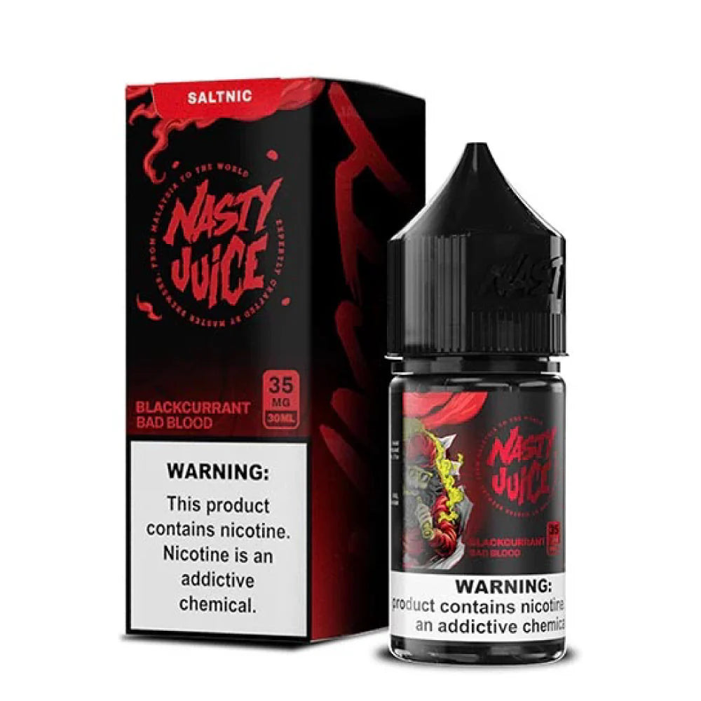 Nasty Ballin Salt Nic Blackcurrant Bad Blood 30ml