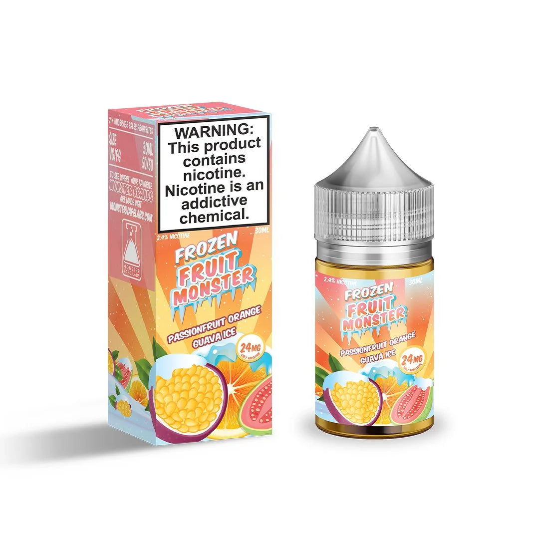 Frozen Fruit Monster Salt Nic Passionfruit Orange Guava Ice 30ml