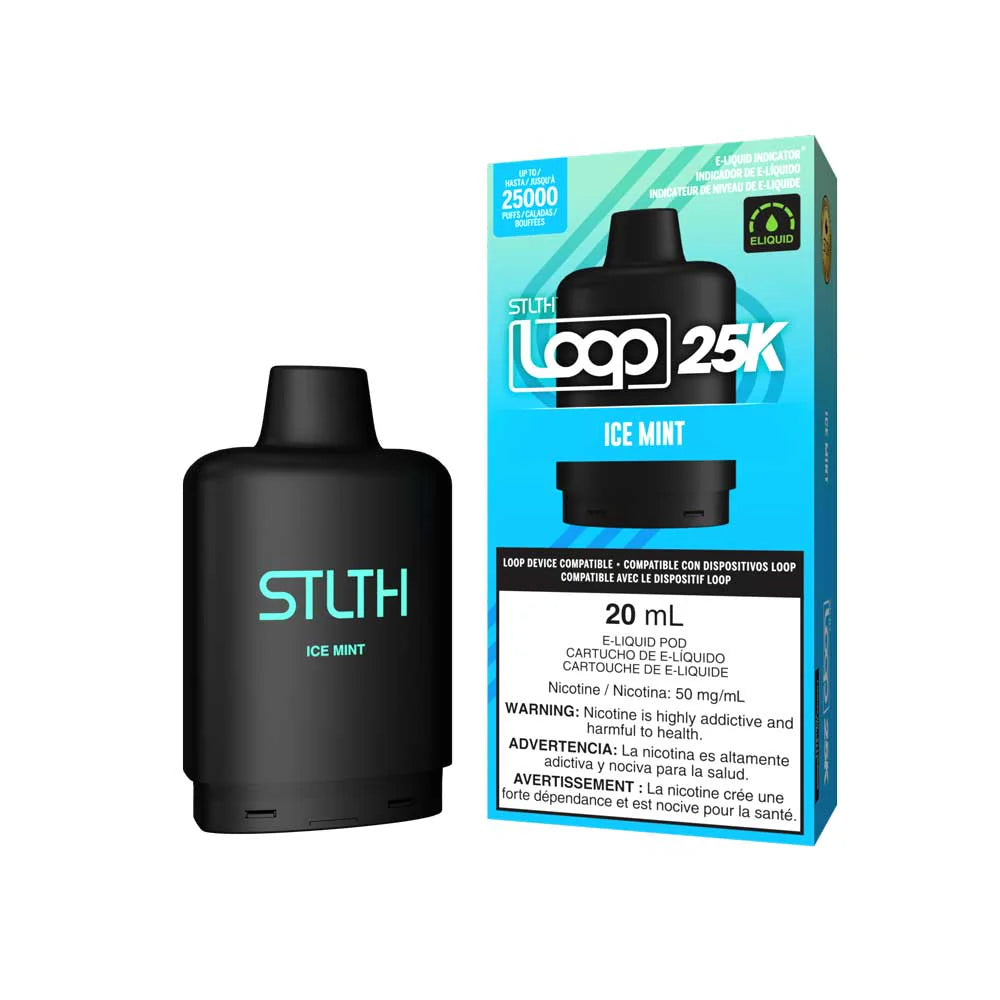 STLTH Loop 25K Ice Mint Cartucho