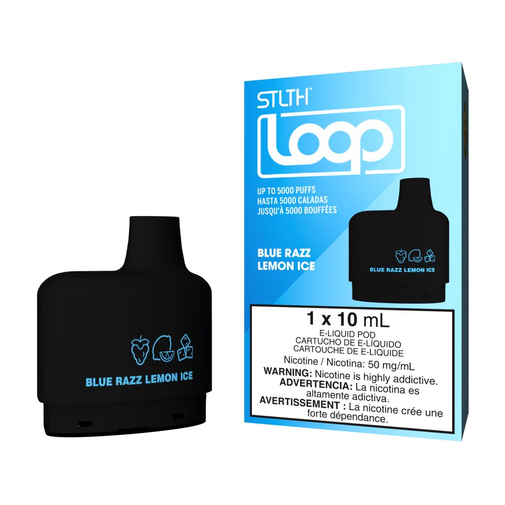 STLTH Loop 5K Blue Razz Lemon Cartucho