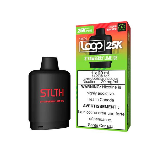 STLTH Loop 25K Strawberry Lime Ice