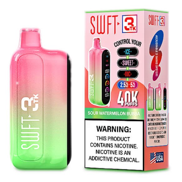 Swft 3TK 40k Sour Watermelon Bubba 40000 puff