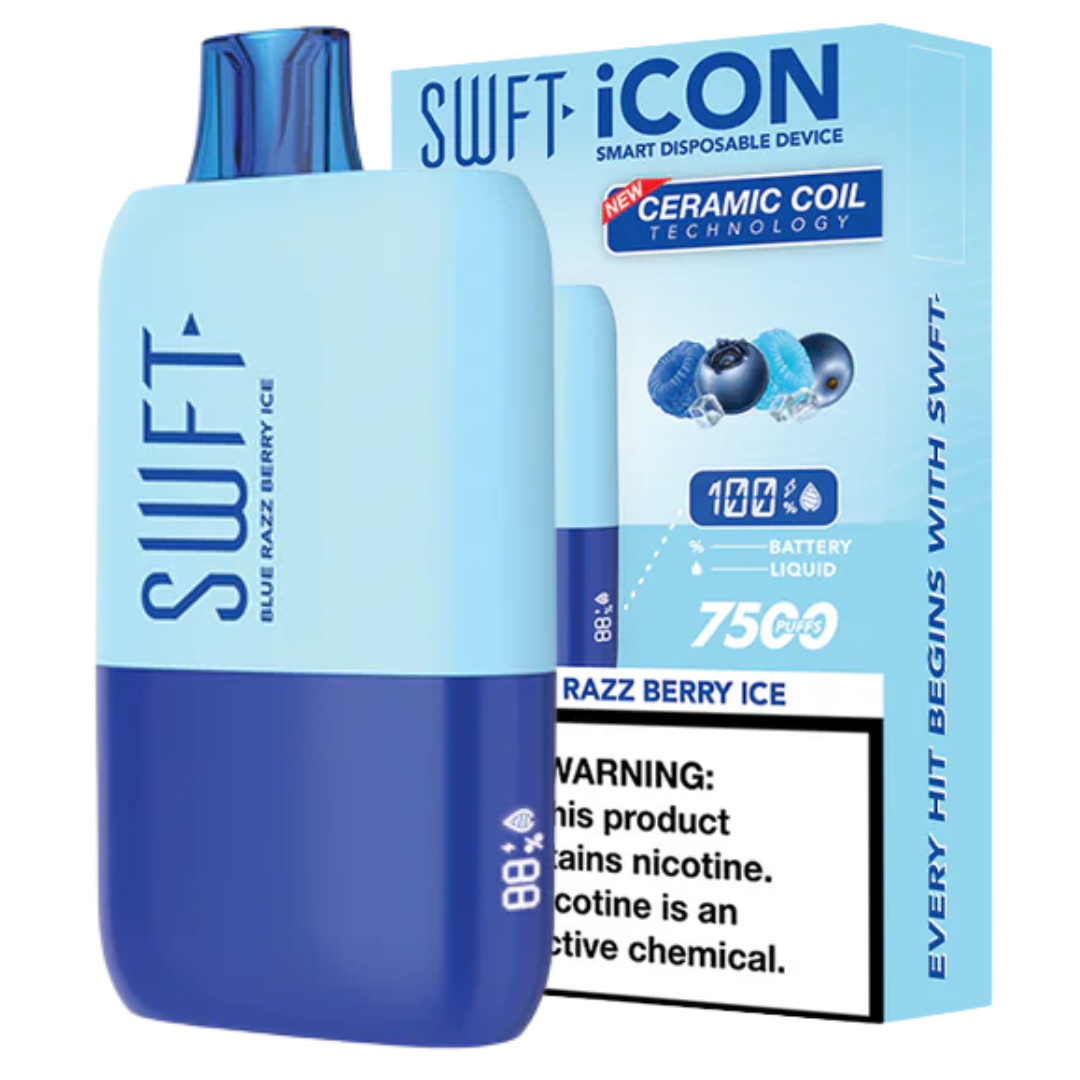 Swft Icon Bluerazz Berry Ice 7500 Puff