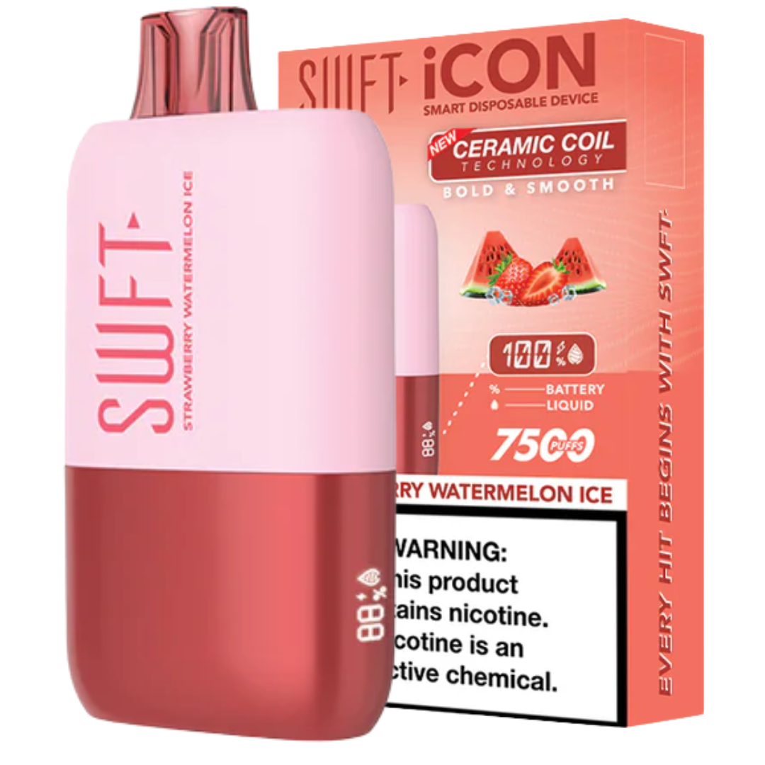 Swft Icon Strawberry Watermelon Ice 7500 Puff