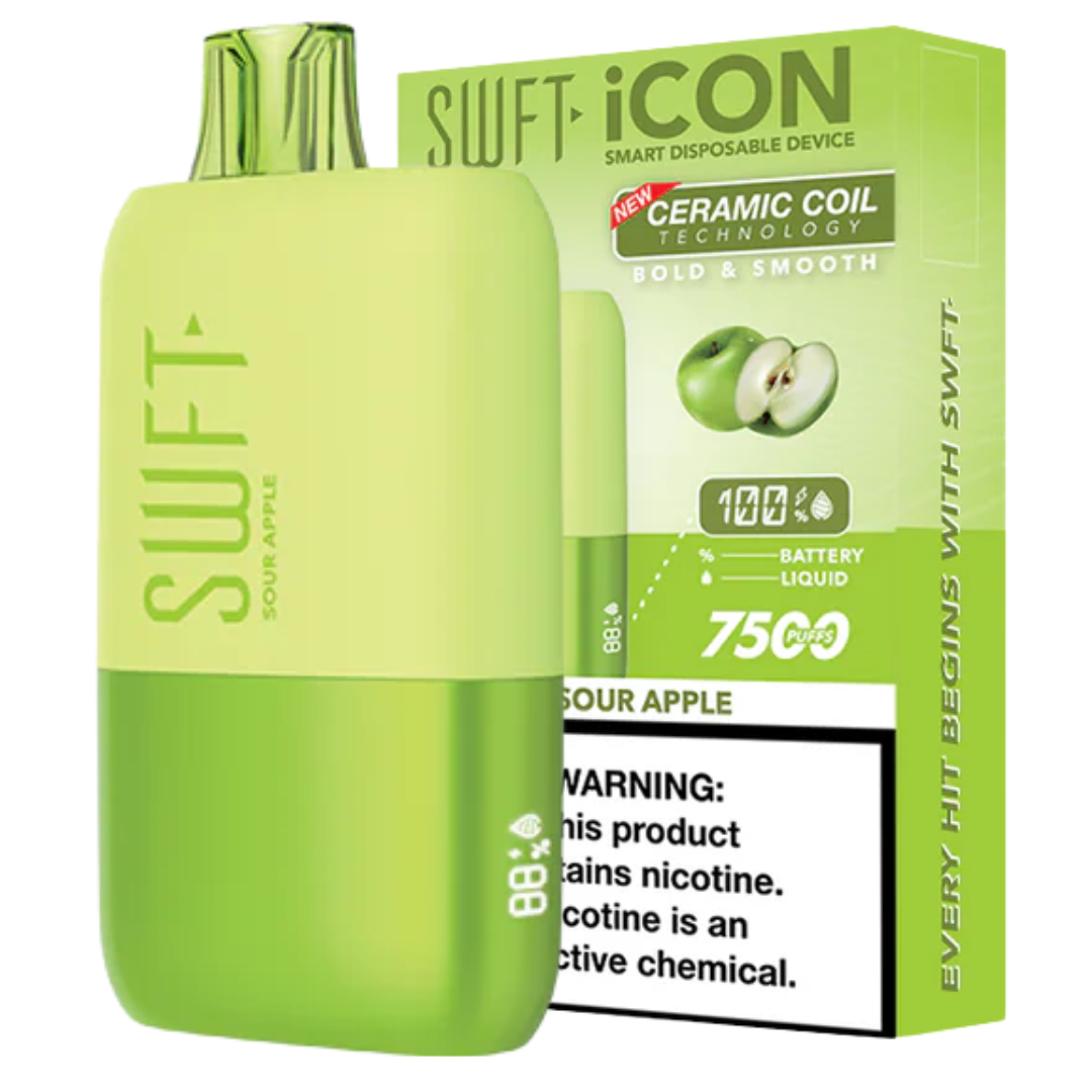 Swft Icon Sour Apple 7500 Puff