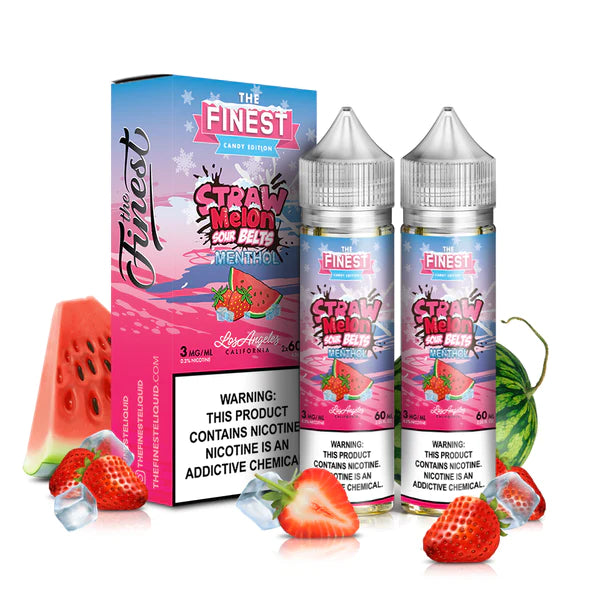 The Finest Straw Melon Sour Menthol 60ml
