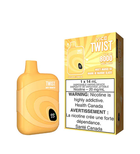 Vice Twist Misty Mango Ice 8000Puff