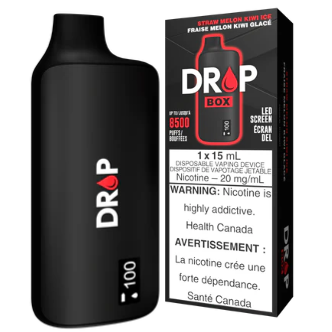Drop Box 8.5k Straw melon Kiwi Ice 8500 Puff