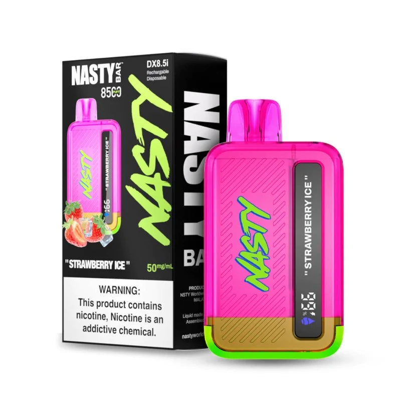 Nasty Bar Strawberry ice 8.5k 8500puff 5%