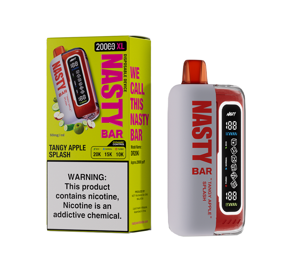 Nasty bar Tangy apple splash 20k 20000 puff 5%