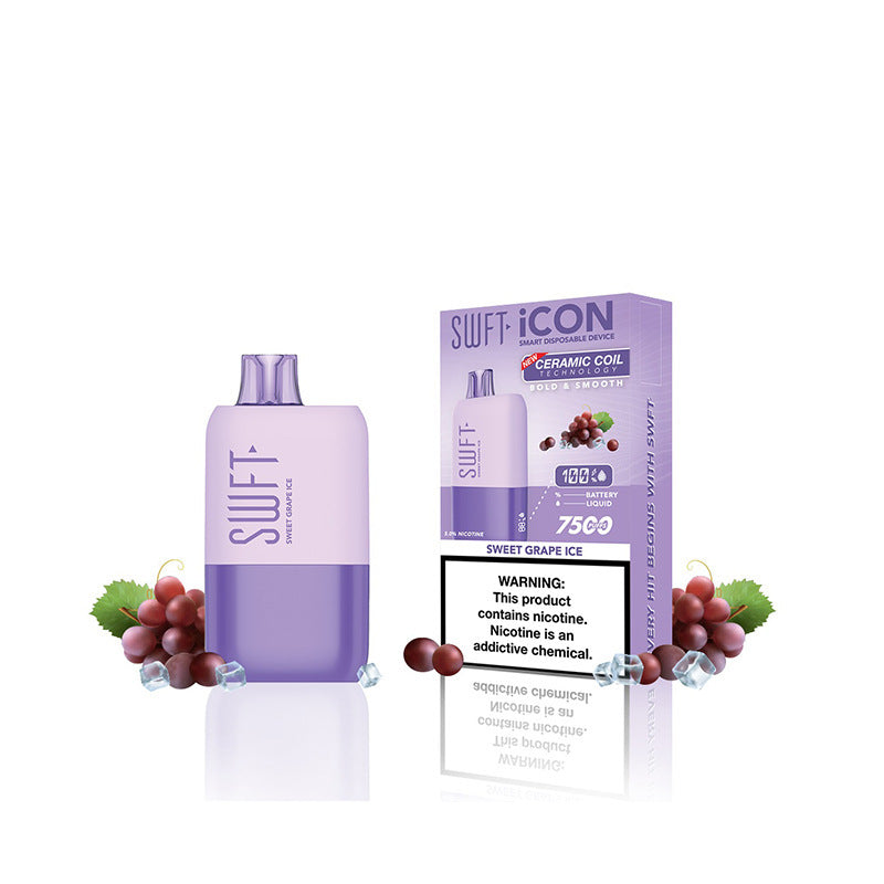 Swft Icon sweet Grape Ice 7500 Puff