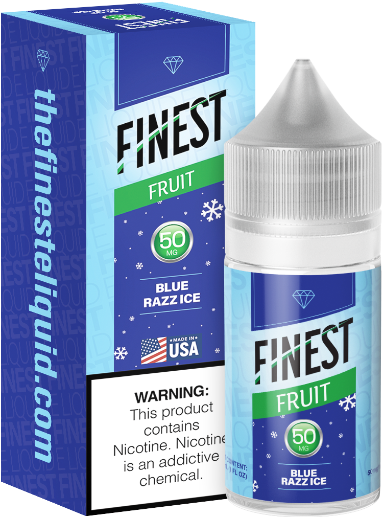 Finest Blue Razz Ice Salt Nic
