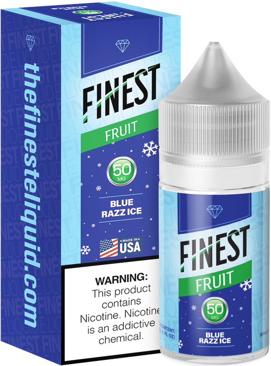 Finest Blue Razz Ice Salt Nic