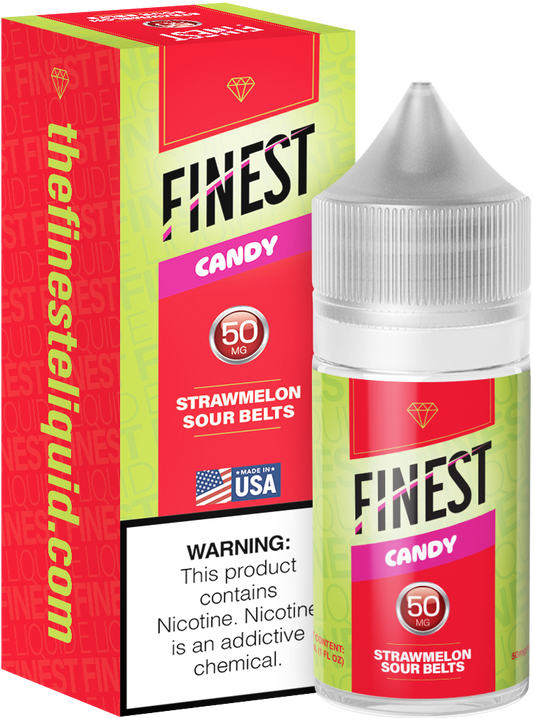 Finest Strawmelons Sour Belts Salt Nic