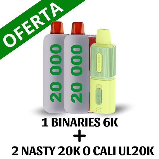 2 Nasty 20K o Cali UL20K + 1 Binaries 6K