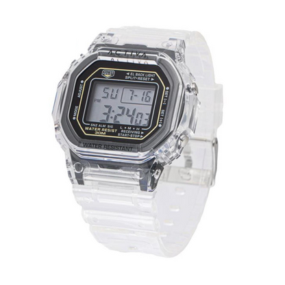 Activa Retro X Invicta Men's Digital Watch - 44.5mm. Transparent