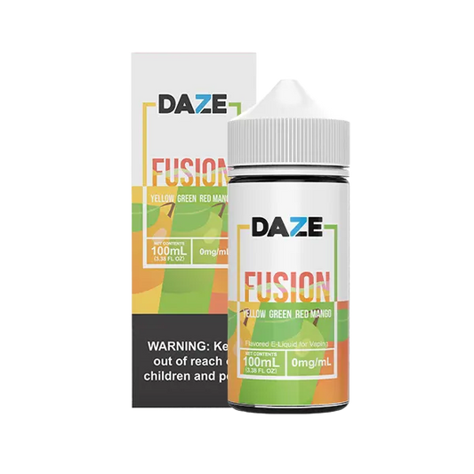 Daze Reds Fusion Yellow Green Red Mango 100ml