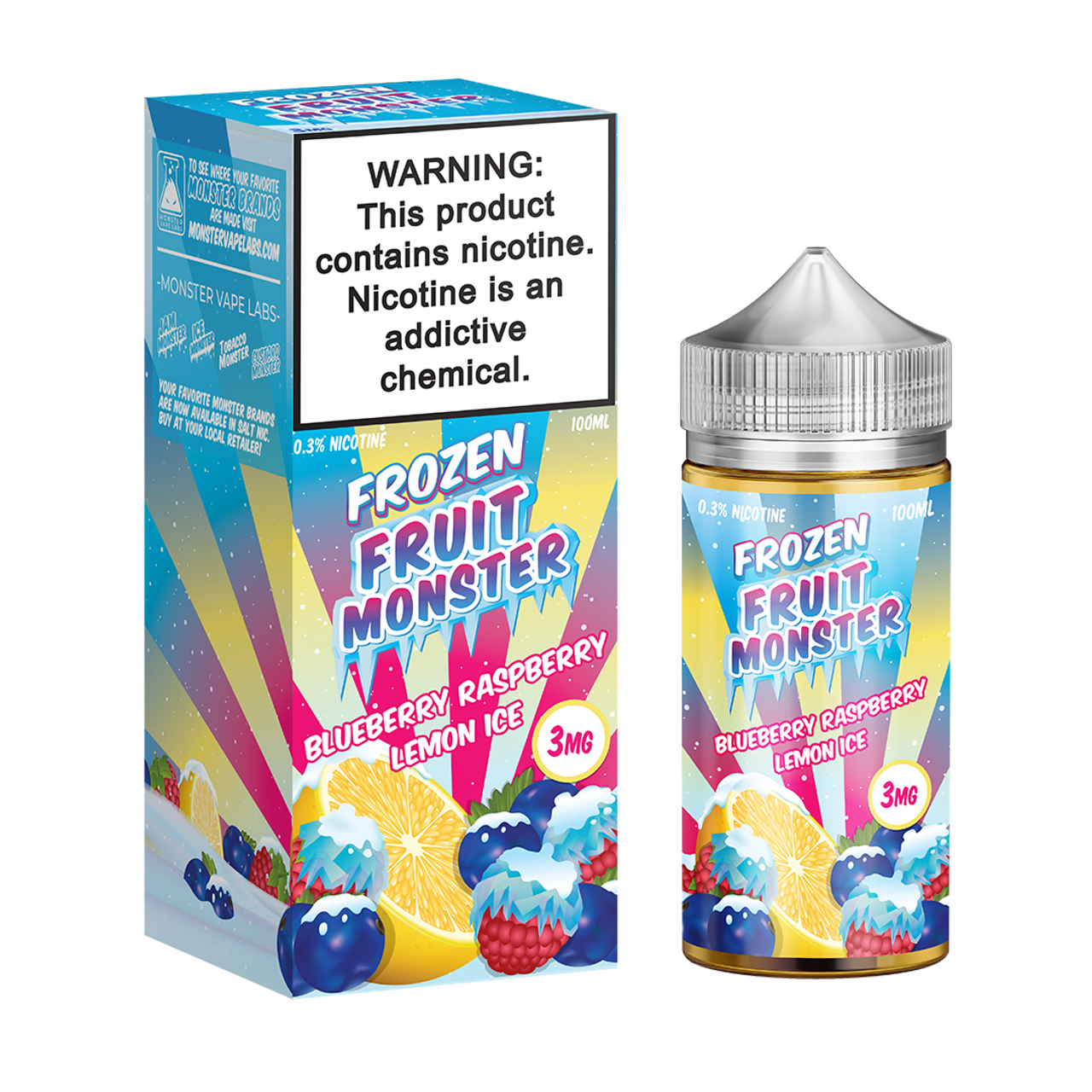 Frozen Fruit Monster Blueberry Raspberry Lemon Ice 100ml