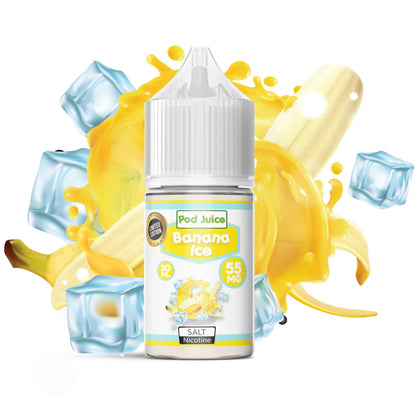 Pod Juice Salt nic Banana Ice 30ml