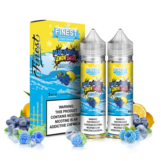 The Finest Blueberries Lemon Swirl Menthol 60ml