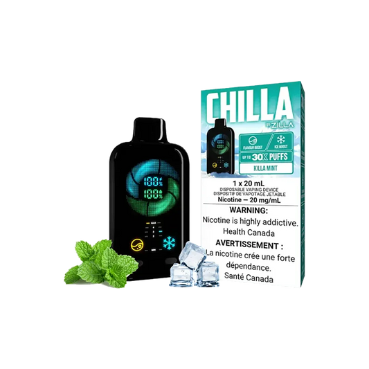 Chilla by Zilla Killa Mint 30000puff