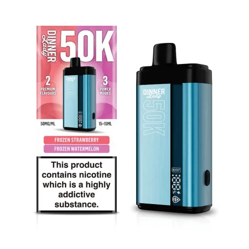 Dinner Lady Dual Flavor  – FROZEN STRAWBERRY / FROZEN WATERMELON 50,000 Puffs