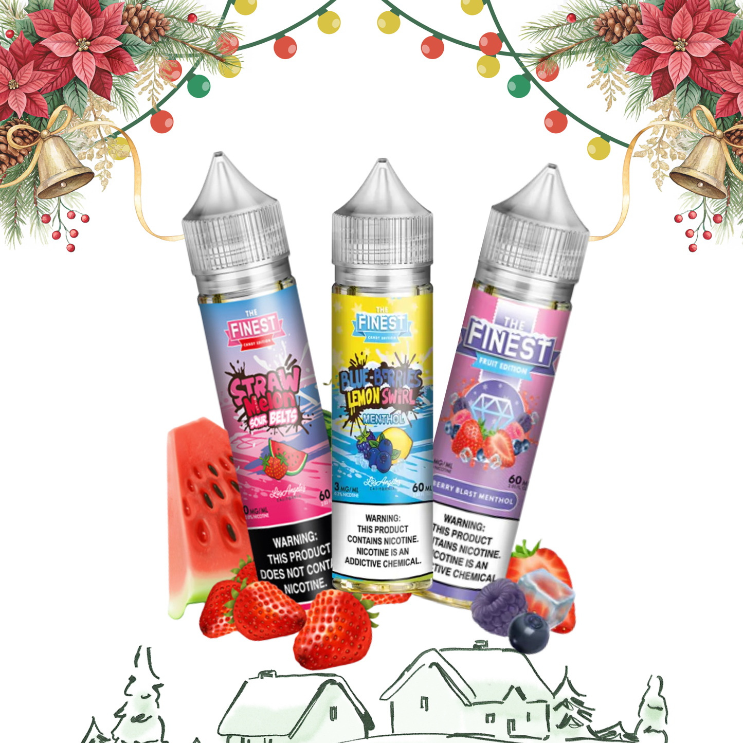 Finest Eliquid 60ml - Pack 3 Unidades