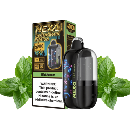 Nexa Invisa Cloud Edition Mint Mance 40000 Puff