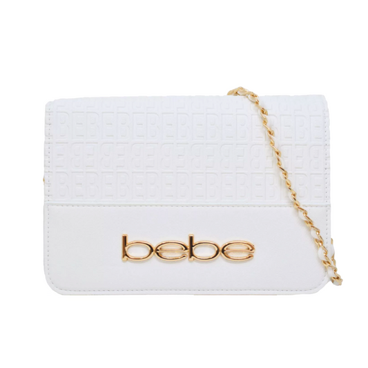 BEBE – Zuri Shoulder Bag White