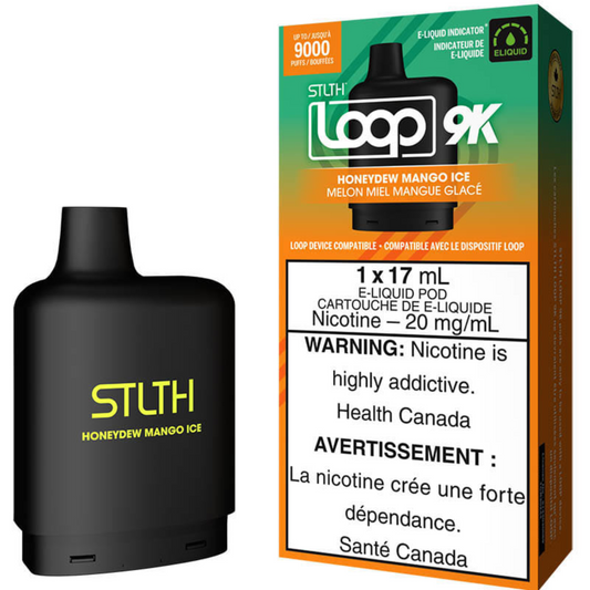 STLTH Loop 9K Honeydew Mango Ice Cartucho