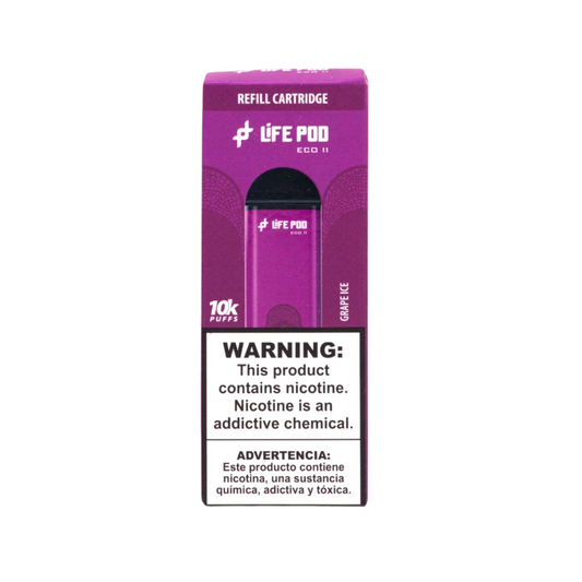 Life Pod Grape Ice 10K Cartucho