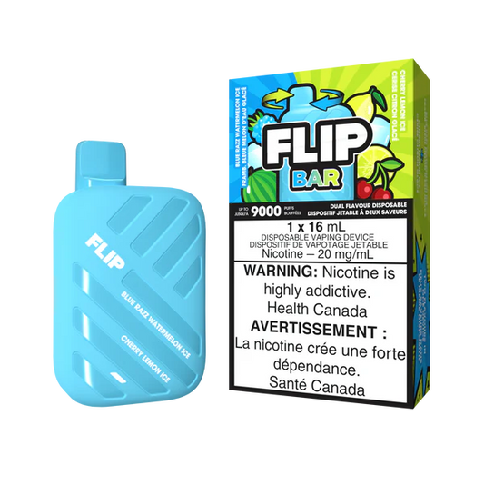 Flipbar Blue Razz Watermelon Ice and Cherry Lemon Ice - 20MG