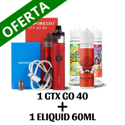 Vaporesso GTX GO 40 + Eliquid 60ml
