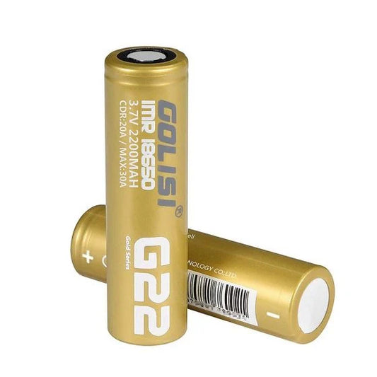 Baterías Golisi G22 18650 2200 mAh