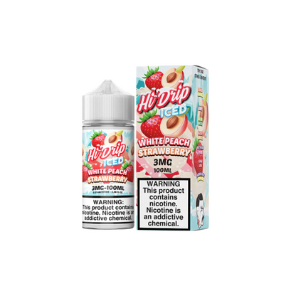 Hi drip White peach strawberry Iced 100ml