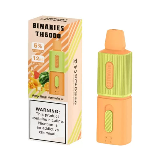 Binaries TH6000 Orange Mango Watermelon Ice 6000Puffs 5%