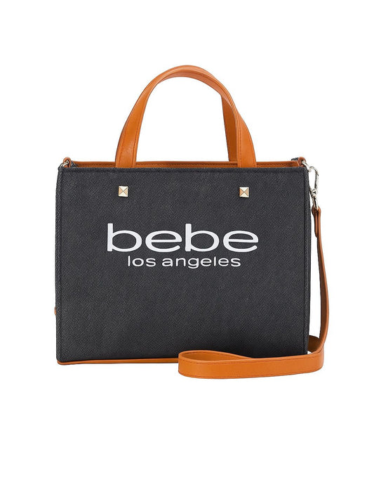 BEBE – Rian Canavs Satchel – Dark Denim