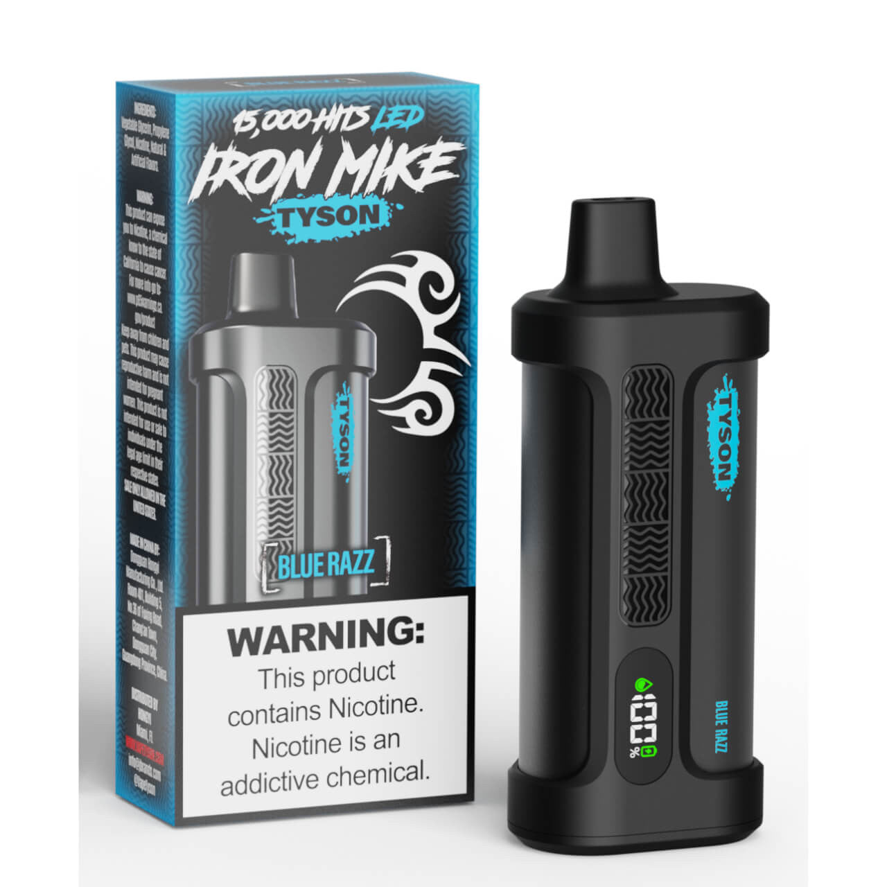 Tyson Iron Mike Blue razz 15000Puffs 5%